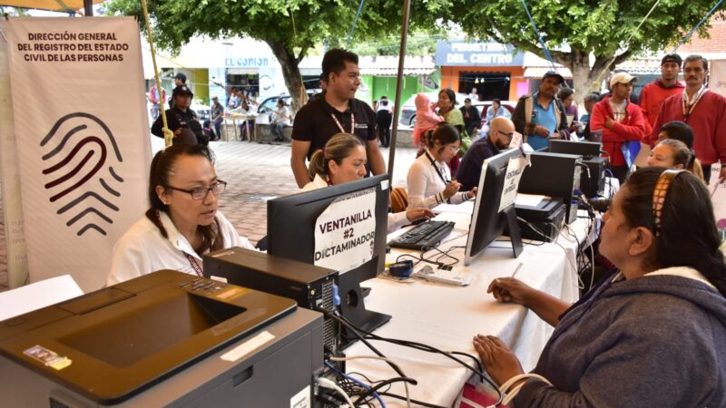 Trabaja SEGOB para brindar servicio eficiente en Registro Civil
