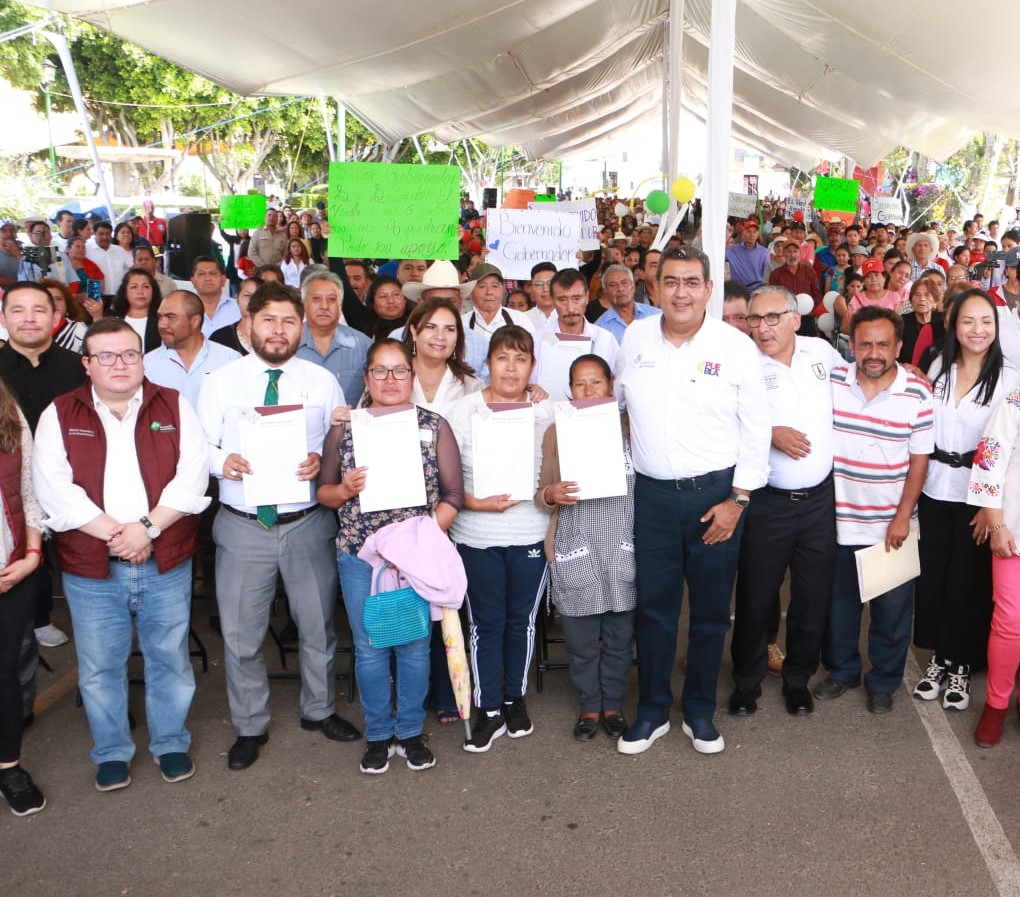 Consolida Puebla progreso y bienestar en los 217 municipios: Sergio Salomón