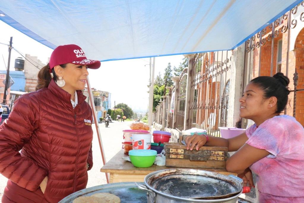 Es tiempo de las Morenas y Puebla está lista: Olivia Salomón