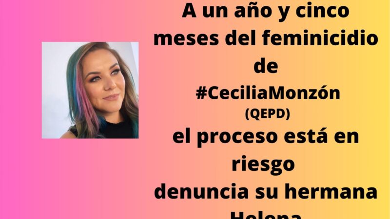 Denuncia su hermana Helena Monzón