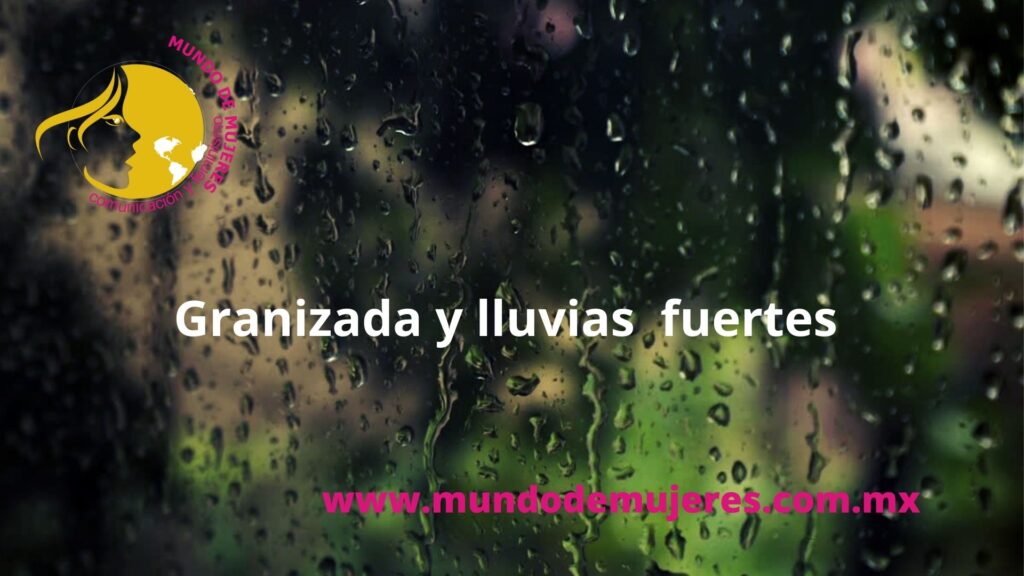 Granizada y lluvias fuertes en Puebla