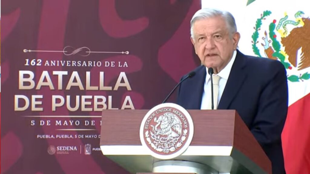 AMLO EN PUEBLA 5 DE MAYO