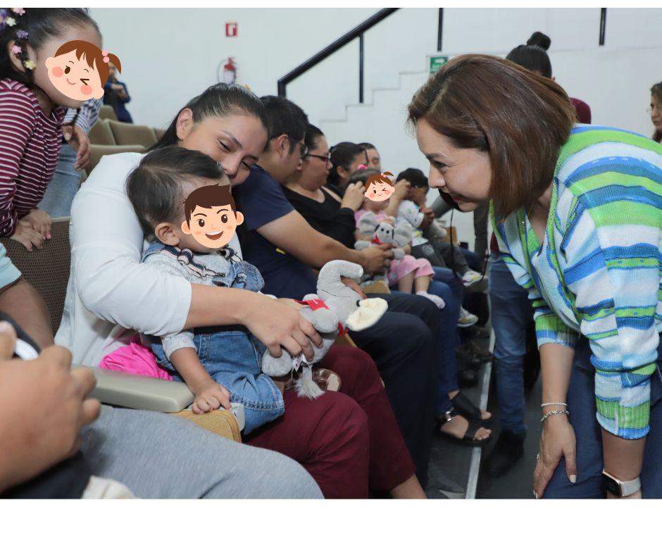 Entrega Gaby Bonilla implantes cocleares a niñas y niños