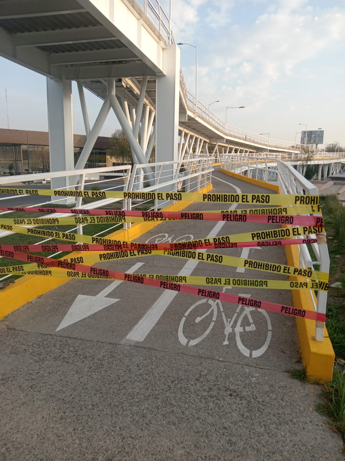 Por trabajos de pintado Ciclopista “Hermanos Serdán” permanecerá cerrada