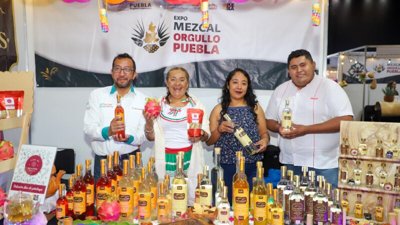 Expo Mezcal Orgullo posiciona a Puebla a nivel internacional: Sergio Salomón