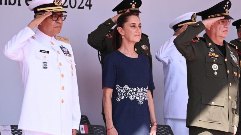 La Armada de México es baluarte de libertad, independencia y democracia que contribuye al desarrollo nacional: Claudia Sheinbaum