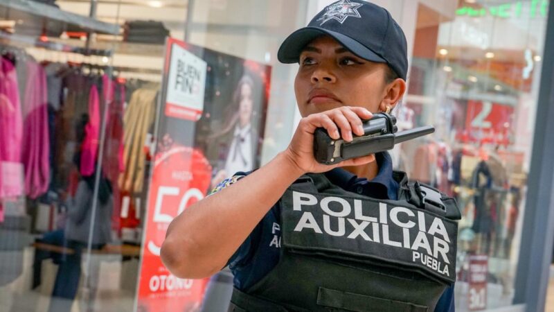 Mantienen labores de vigilancia durante “El Buen Fin 2024” en Puebla