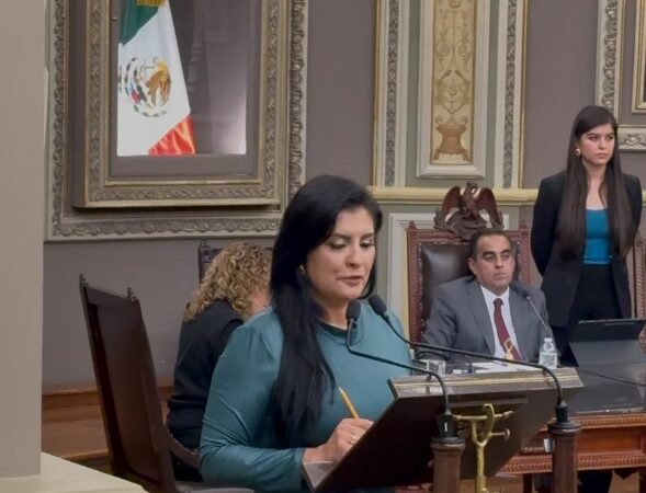 Denuncia Delfina Pozos violencia de género en el Congreso de Puebla