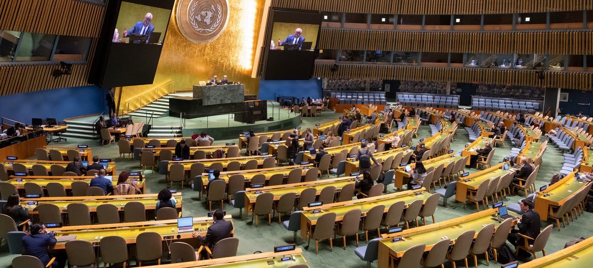 La Asamblea General de la ONU exige un alto el fuego inmediato en Gaza y que Israel respete el mandato de la UNRWA