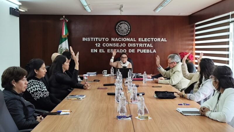 INE en Puebla instala sus Consejos Distritales para la elección del Poder Judicial