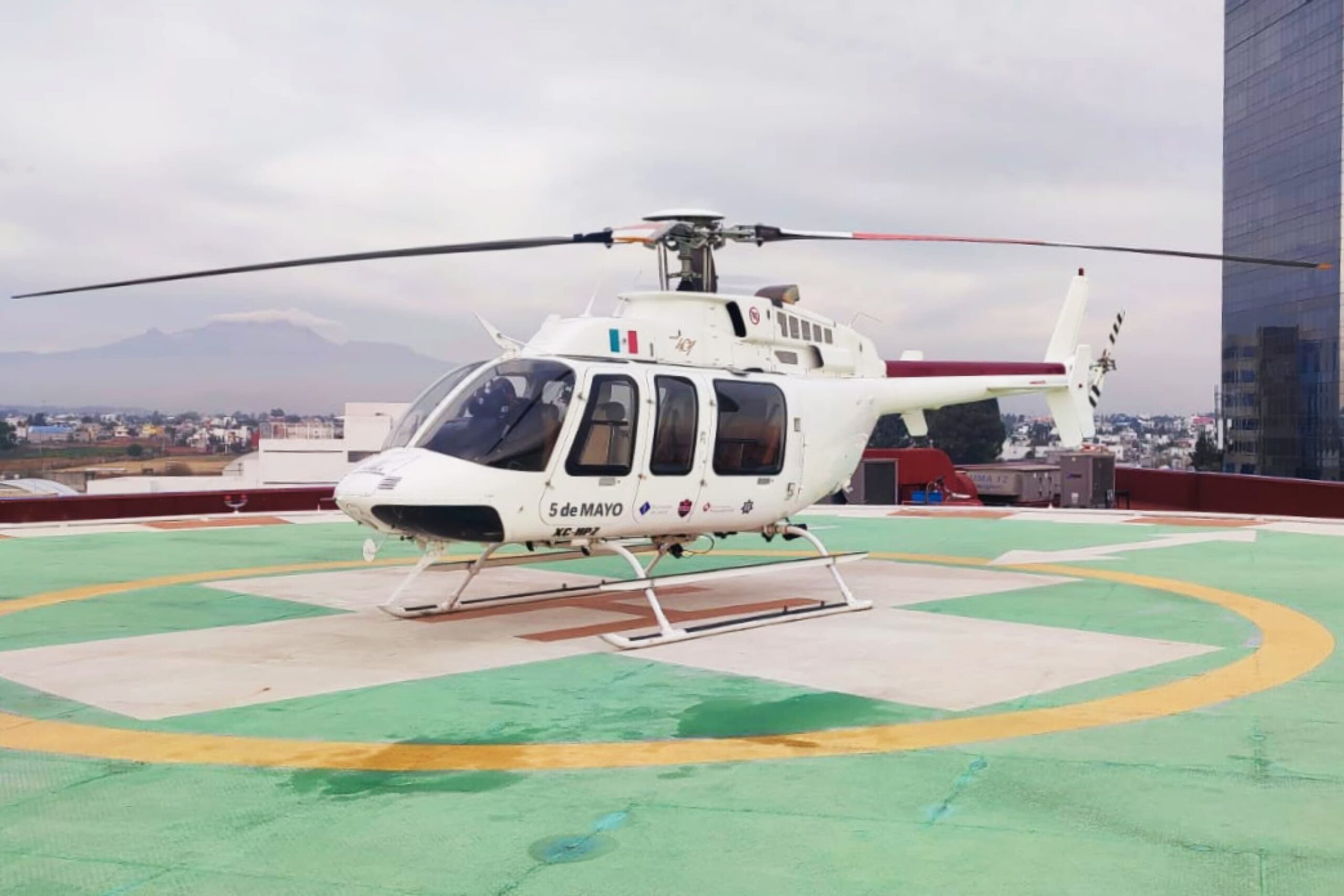 Realiza Salud de Puebla traslado aéreo de hígado
