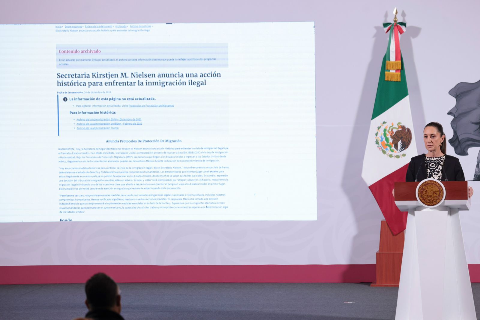 “La Presidenta de la República siempre va a defender a México por encima de todo”: Claudia Sheinbaum