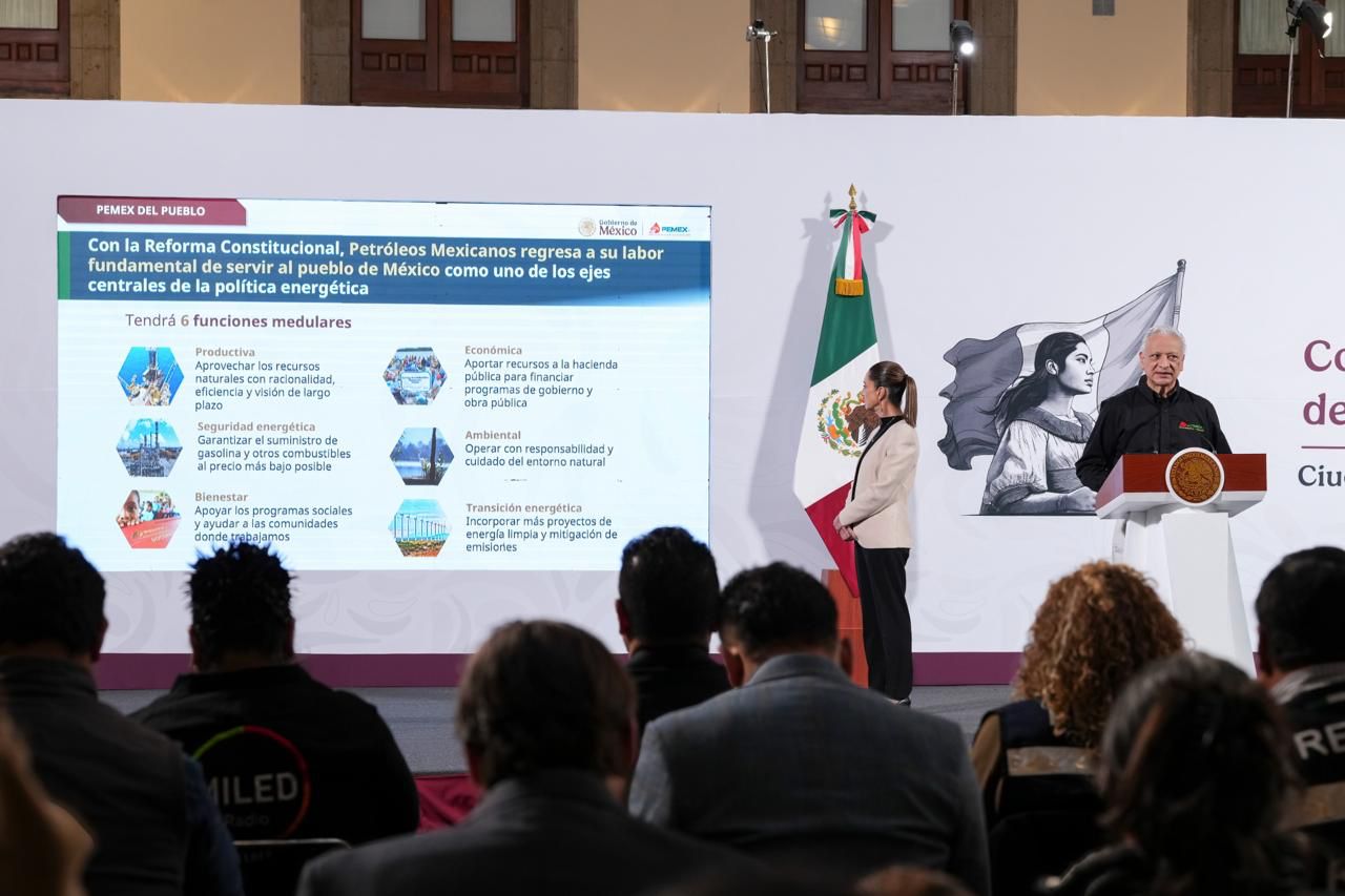 Presidenta Claudia Sheinbaum presenta Plan de Trabajo 2025-2030 de PEMEX para garantizar la soberanía nacional