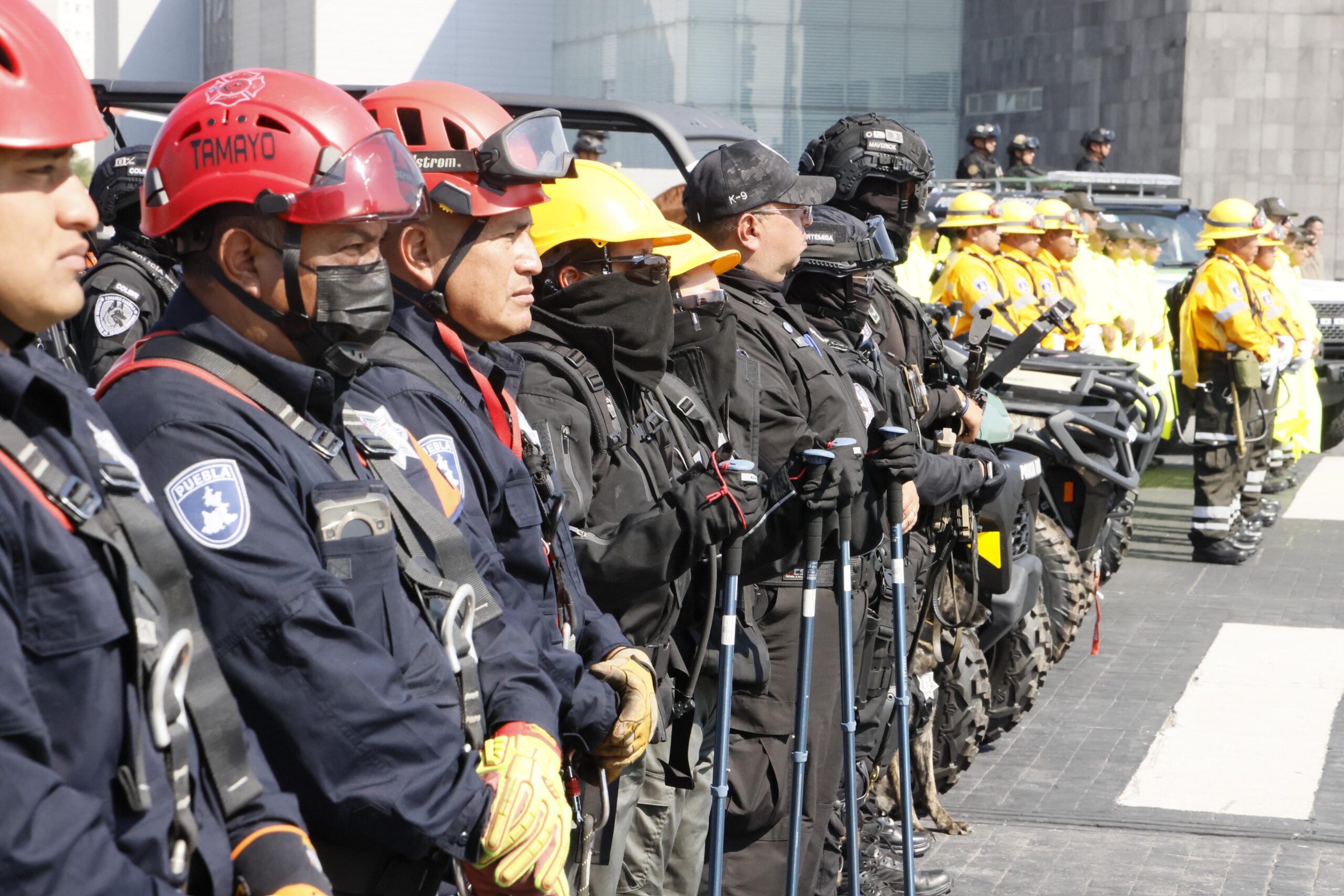 Puebla aplica programa de prevención de incendios forestales con la Guardia y Policía Estatal Forestal