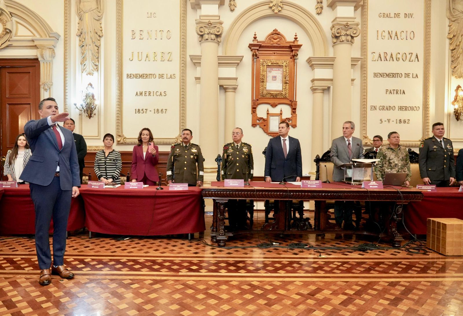 Asume Félix Pallares Miranda como nuevo secretario de Seguridad en Puebla Capital