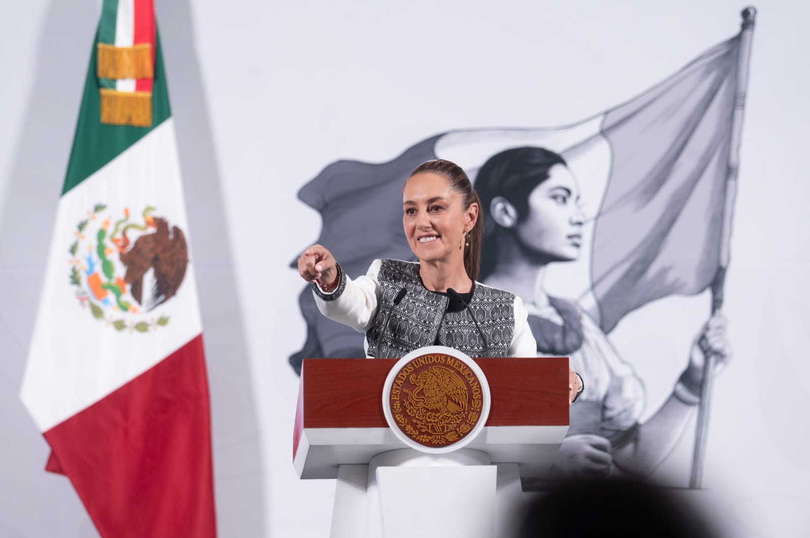 México es respetado por Estados Unidos y por el mundo entero: Presidenta Claudia Sheinbaum