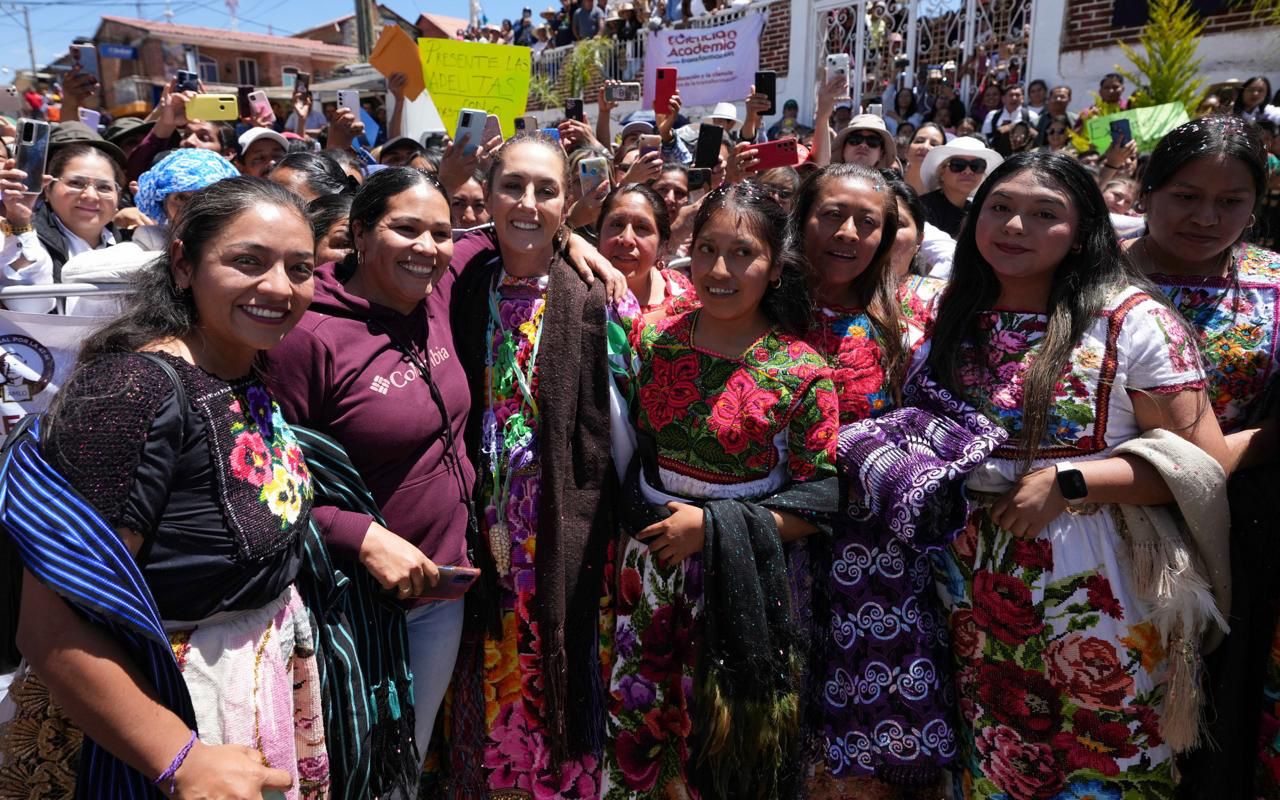 Claudia Sheinbaum inicia plan de justicia del pueblo P’urhépecha desde la comunidad de Cherán Atzicurín en Paracho, Michoacán