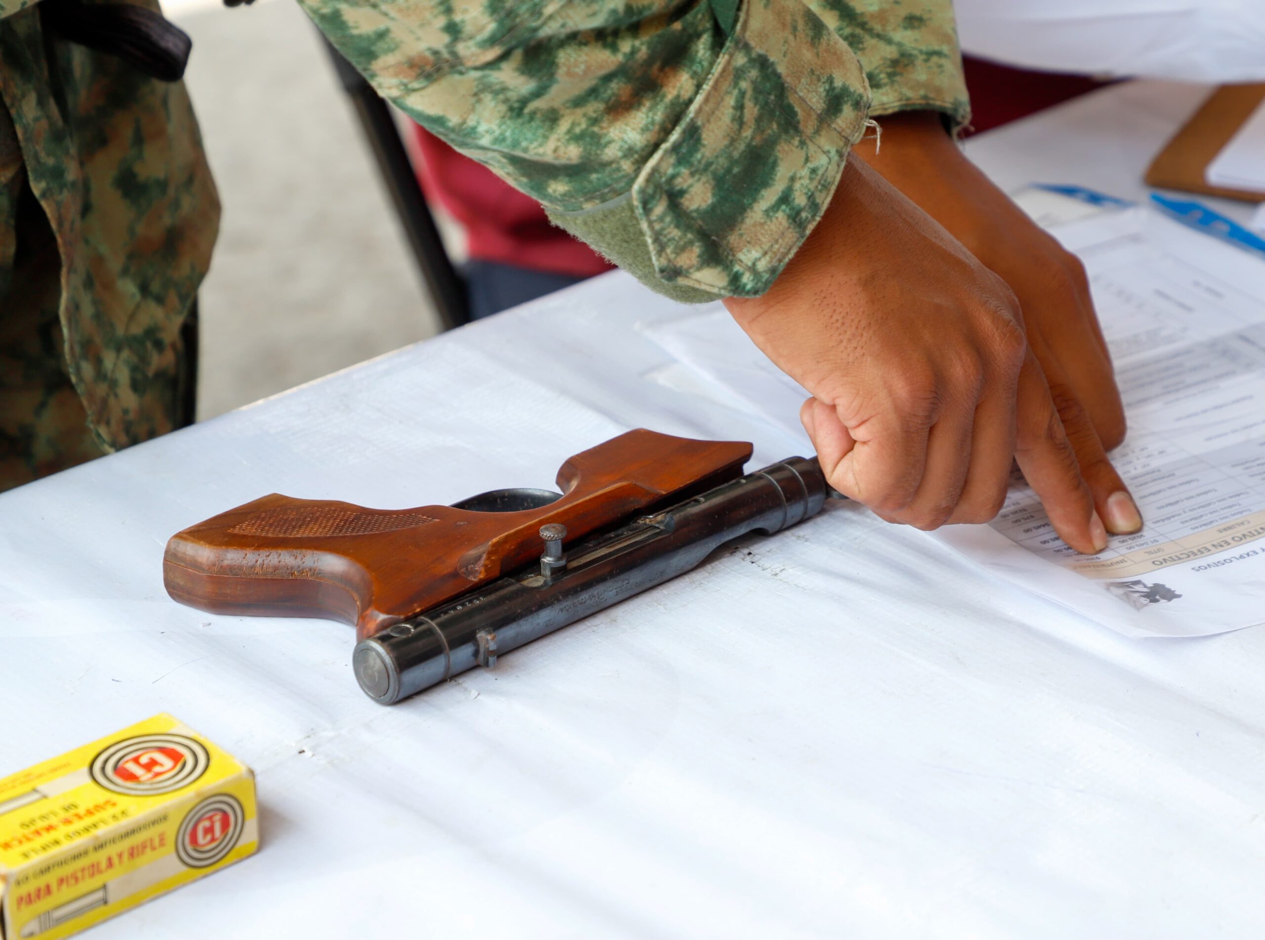 Con desarme voluntario Gobierno federal, Puebla y sociedad impulsan construcción de la paz