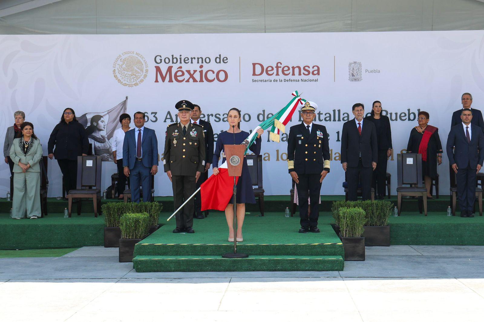 «El 5 de mayo nos recuerda que el presente y el futuro de México es ser una Nación Libre, Independiente y Soberana»: Presidenta Claudia Sheinbaum