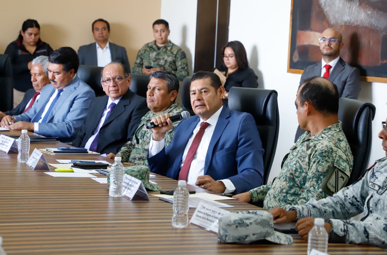 Puebla garantiza paz con alto mando en seguridad: Alejandro Armenta