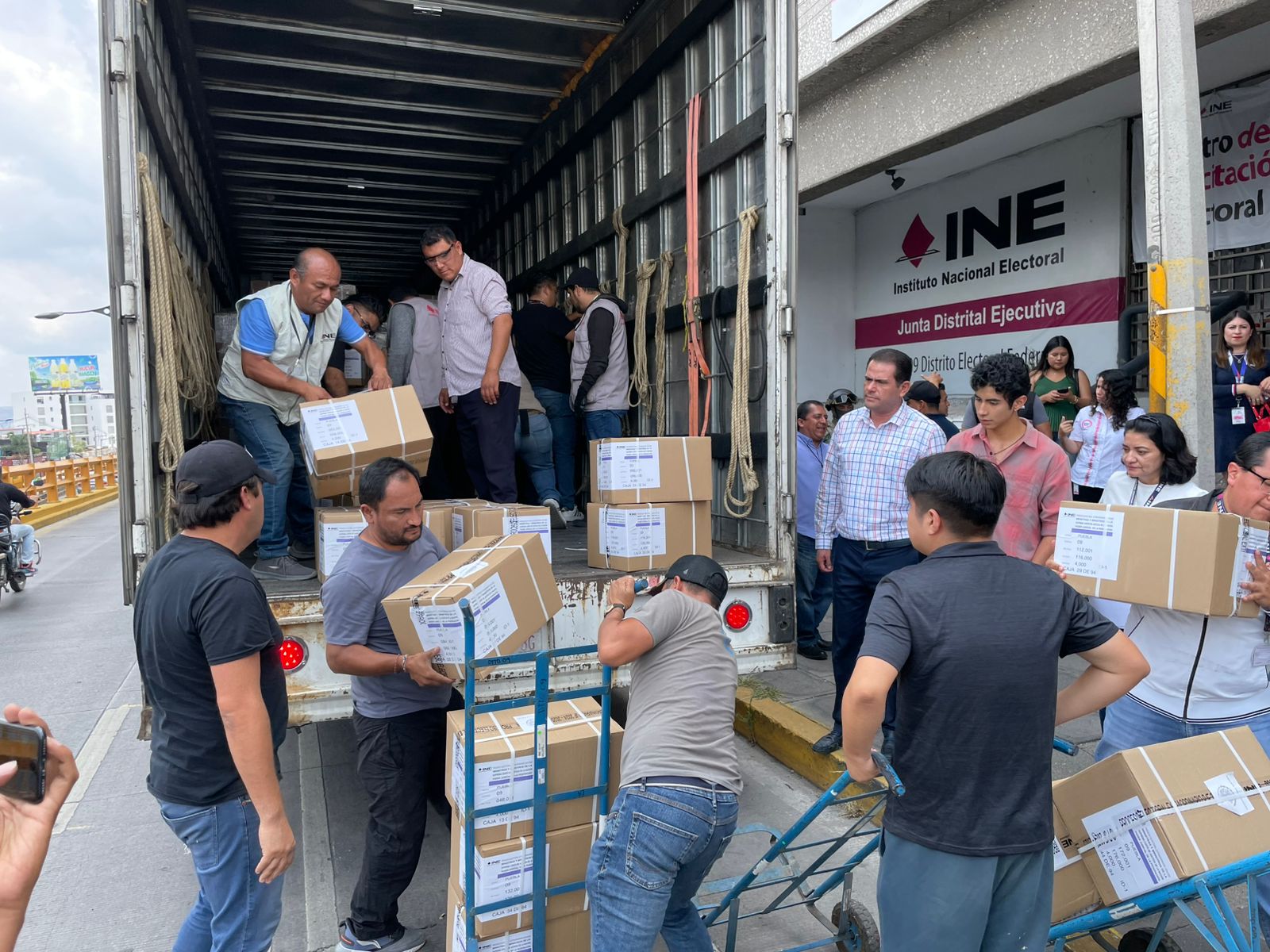 Recibe INE Puebla boletas electorales para Elección Judicial