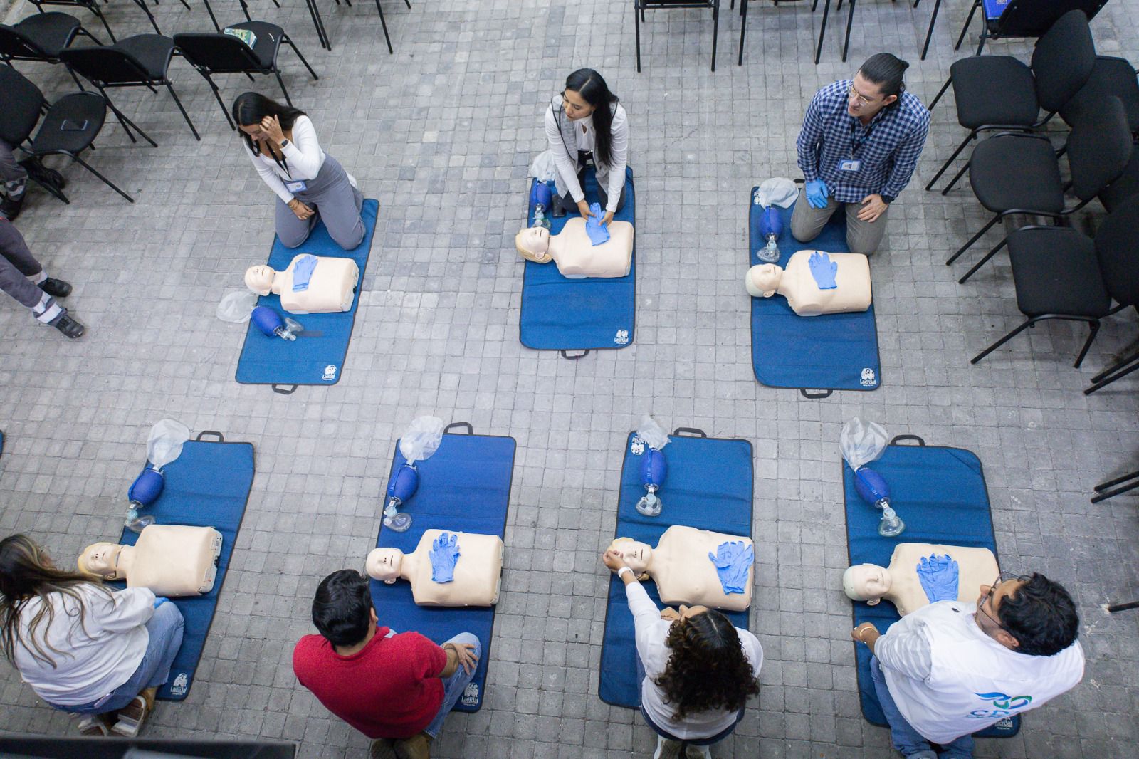 La CDH Puebla recibe capacitación en RCP impartida por la Cruz Roja Mexicana
