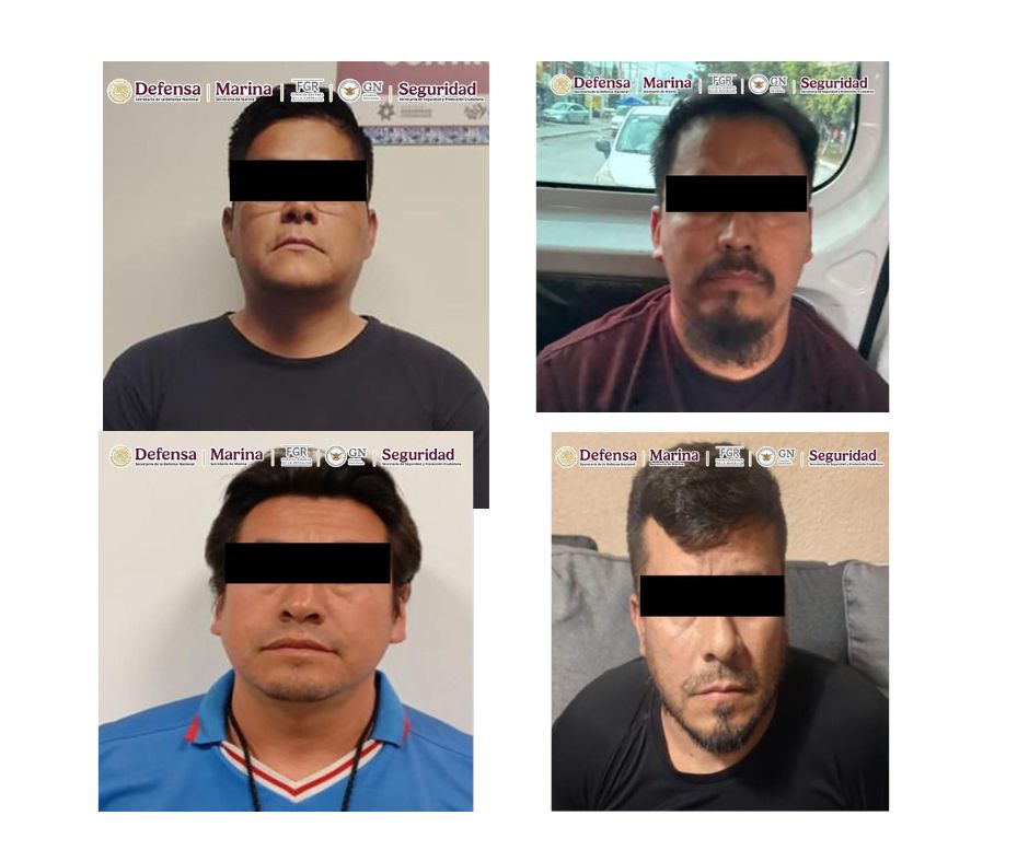Detienen en Puebla a cuatro ex servidores públicos vinculados con el crimen organizado