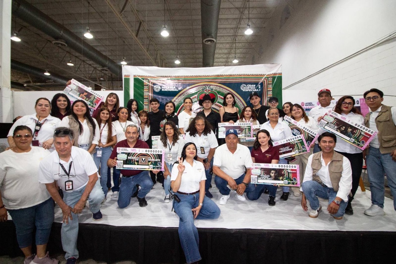 Lotería Nacional presenta en Ciudad Juárez el Sorteo “México con M de Migrante”