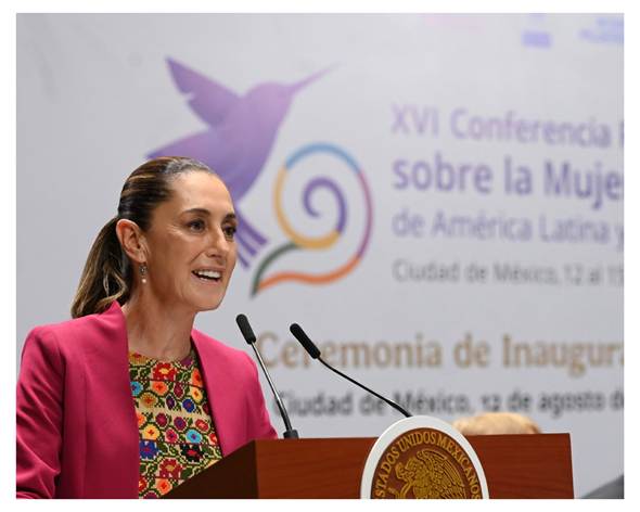 En México y el mundo es tiempo de mujeres: Presidenta inaugura XVI Conferencia Regional sobre la Mujer de América Latina y el Caribe