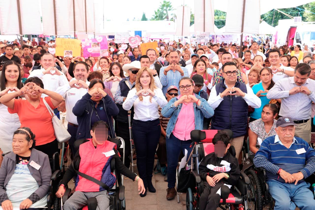 Pondré mi empeño y todo mi corazón, para que estos beneficios lleguen a cada rincón de Puebla: Ceci Arellano.
