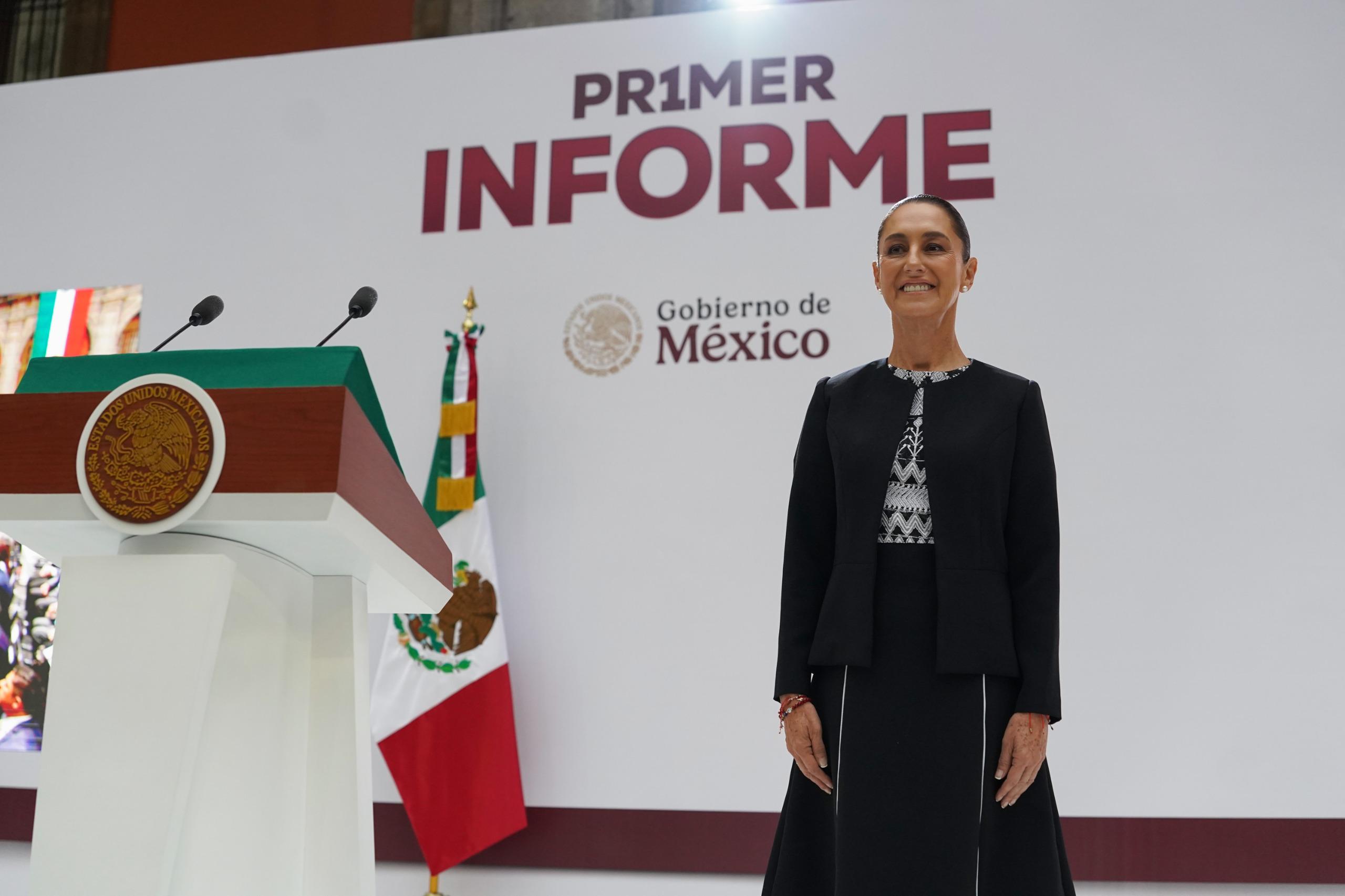 “Vamos bien y vamos a ir mejor”, destacó la Presidenta de México