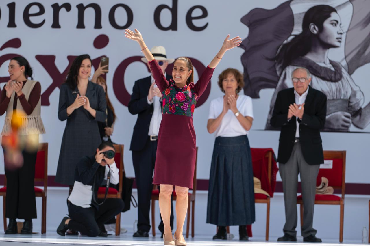 “Estoy segura que vamos por el camino correcto”: Presidenta Claudia Sheinbaum