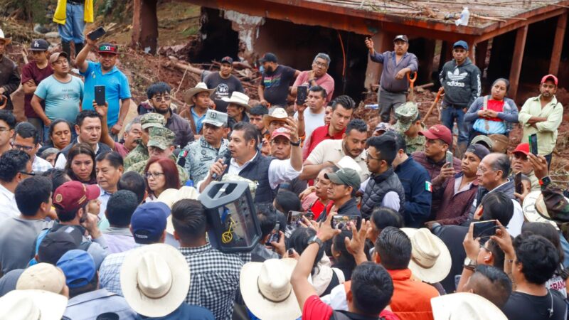 “Trabajamos para reponer su patrimonio, restablecer la salud , los accesos y Proteger su vida”: Armenta