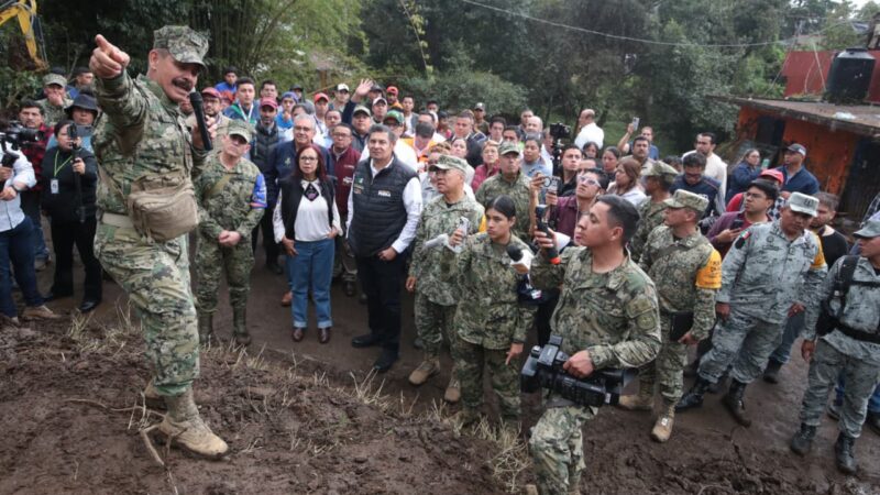 Suman 3 mil 338 viviendas censadas afectadas por lluvias en Sierra Norte de Puebla