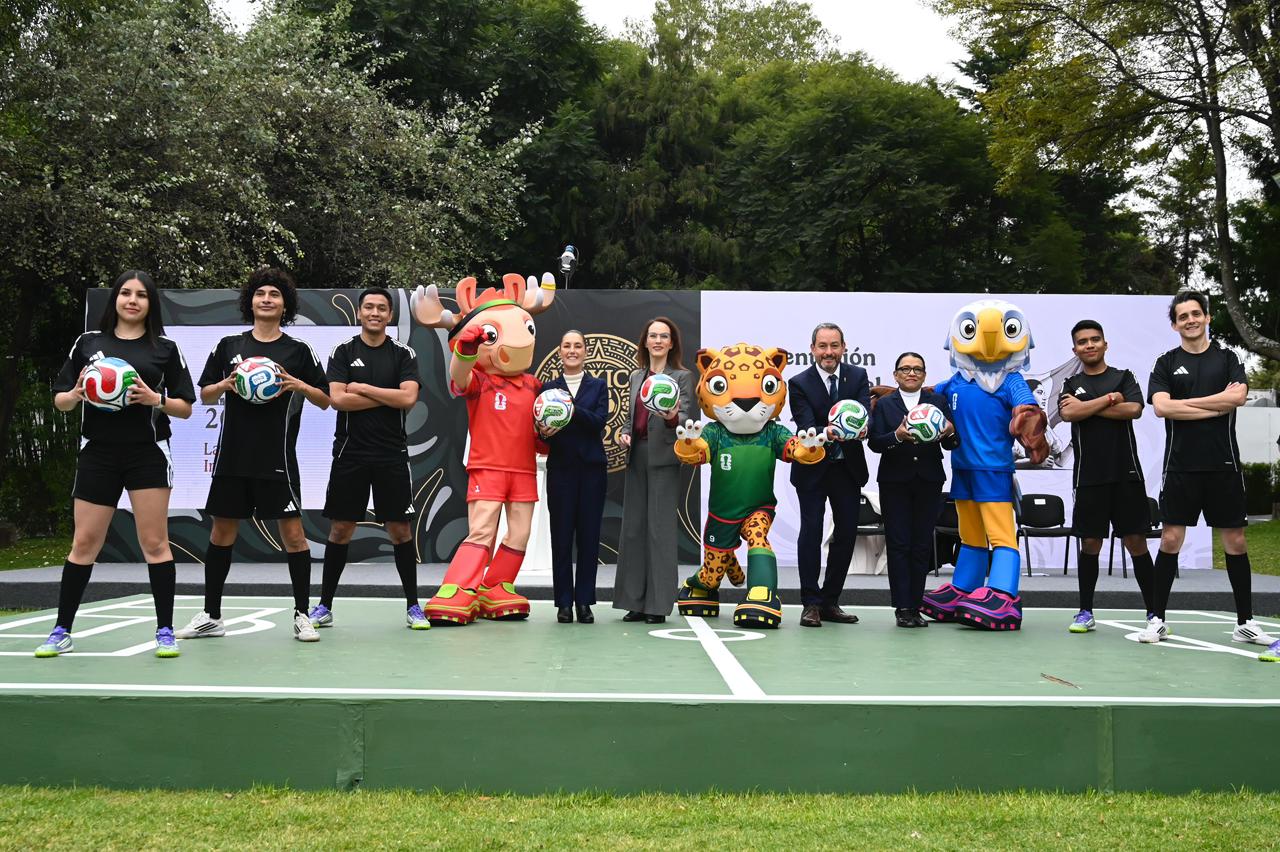 Presidenta Claudia Sheinbaum presenta la COPA MUNDIAL FIFA 2026