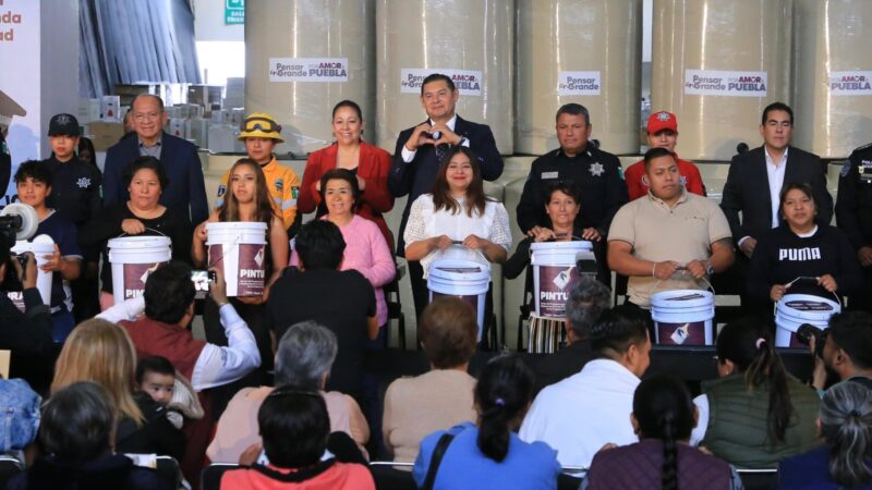 Puebla entrega 110 mdp en apoyos de vivienda a 12 mil policías para dignificar sus labores policiales