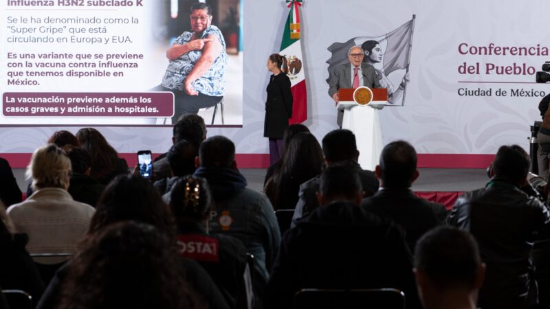 Para la atención a la influenza H3N2 se tiene vacuna y tratamiento: SALUD