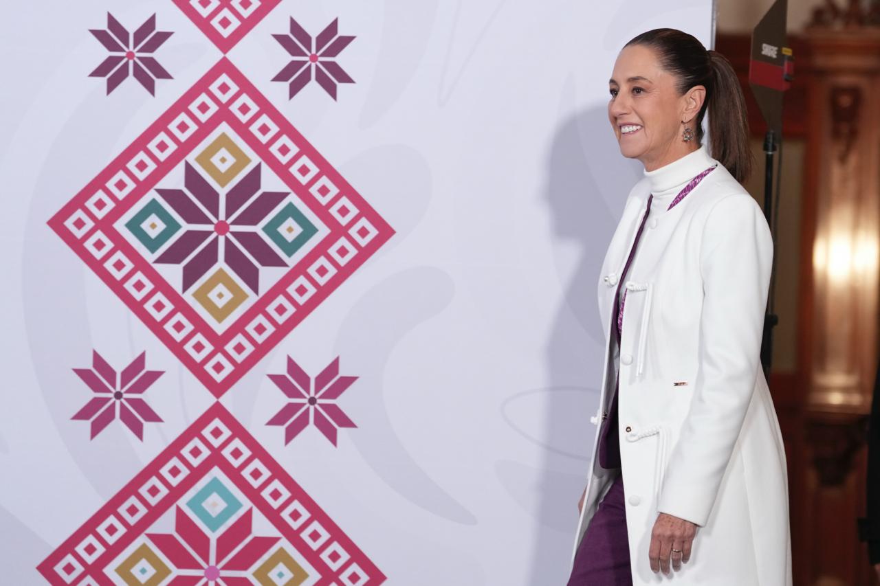“Estoy muy agradecida”: Presidenta Claudia Sheinbaum tras cerrar el año como una de las líderes mundiales mejor evaluadas