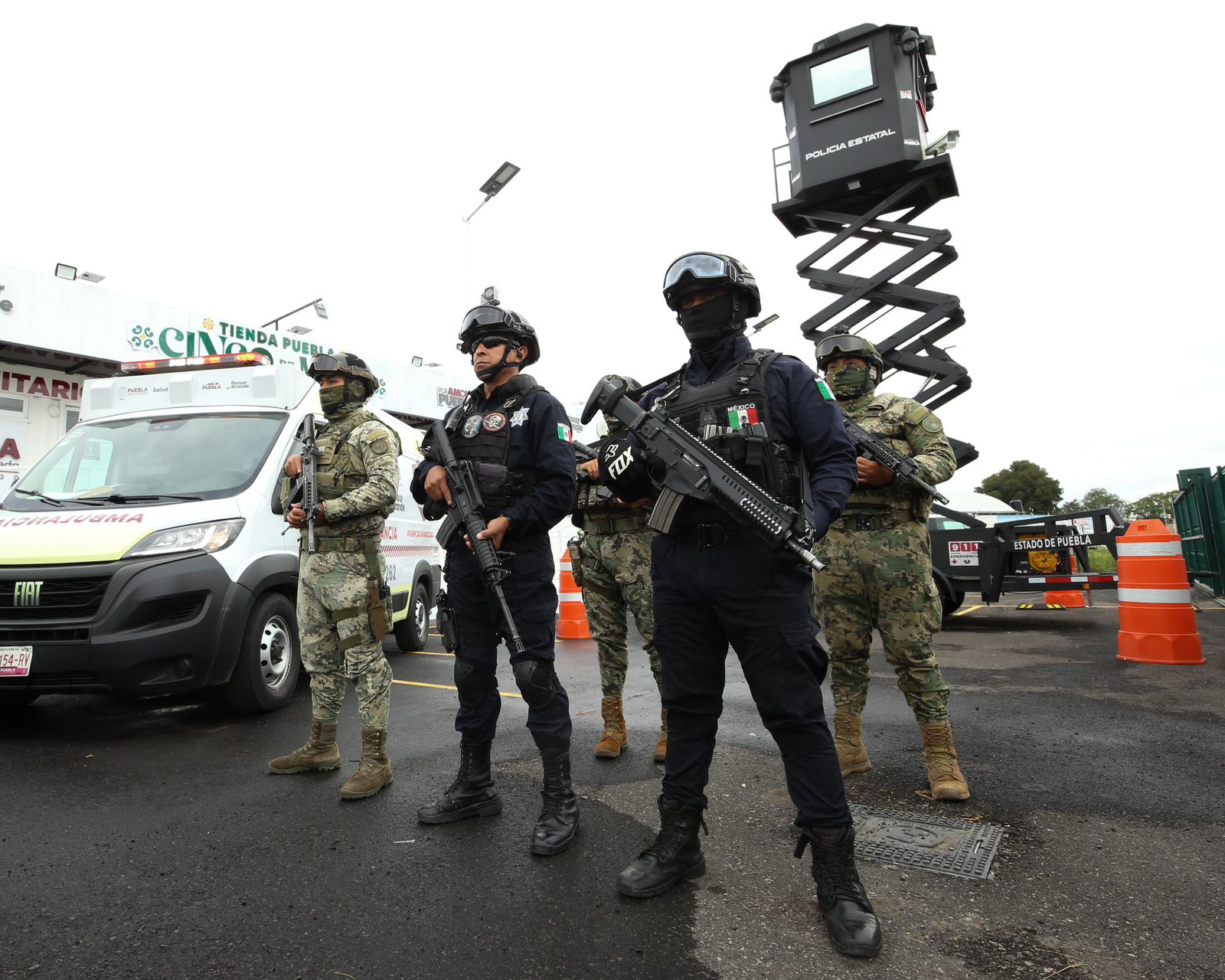 “Puebla Segura”, para tranquilidad de familias, se construye en coordinación con las Fuerzas Armadas