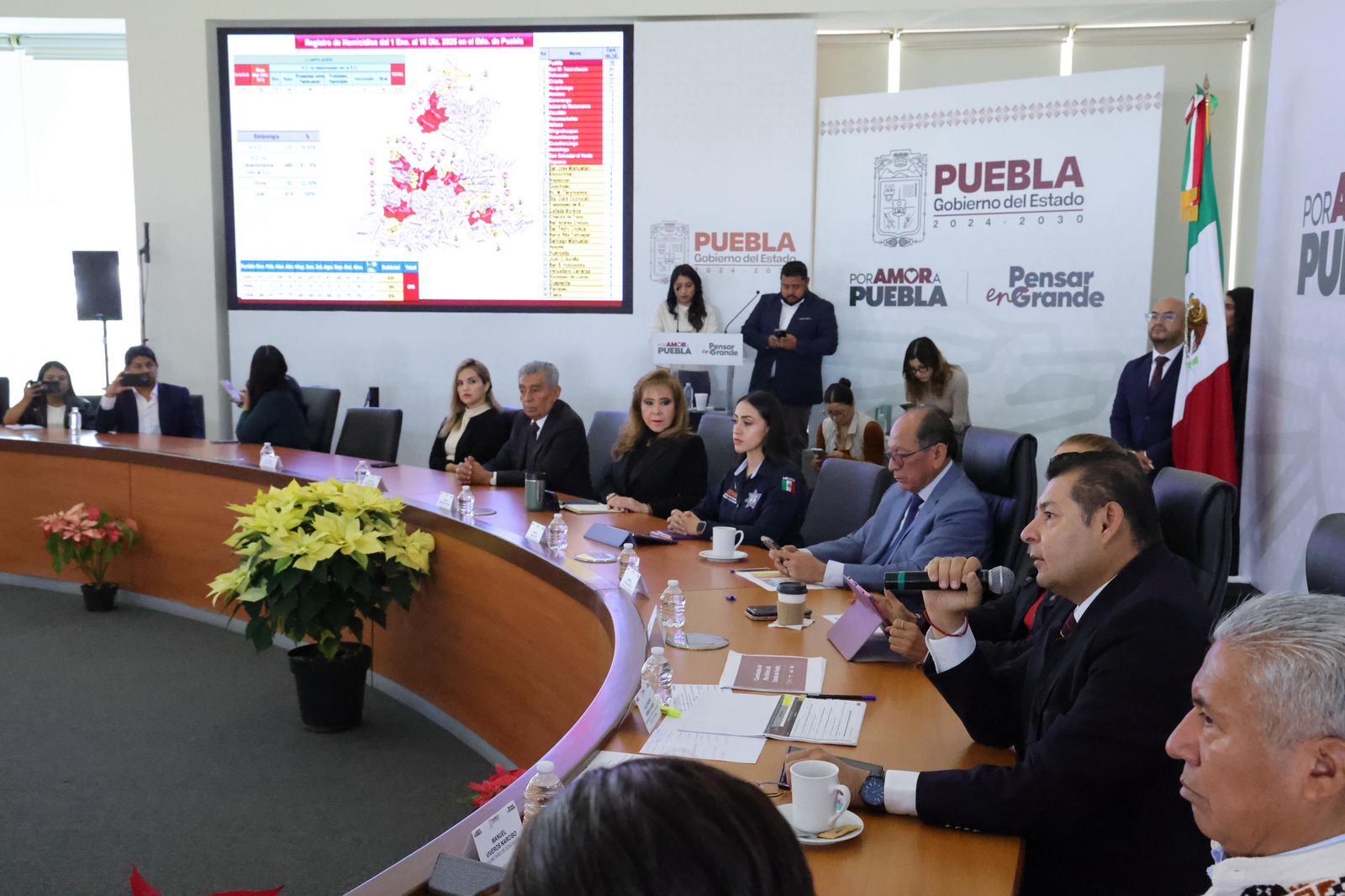 Lanzan campaña de concientización «Puebla Segura, Festejemos en Paz»