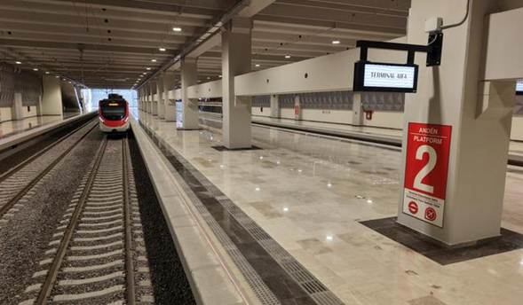 Presidenta Claudia Sheinbaum anuncia que Tren Lechería-AIFA estará listo en el primer trimestre de 2026