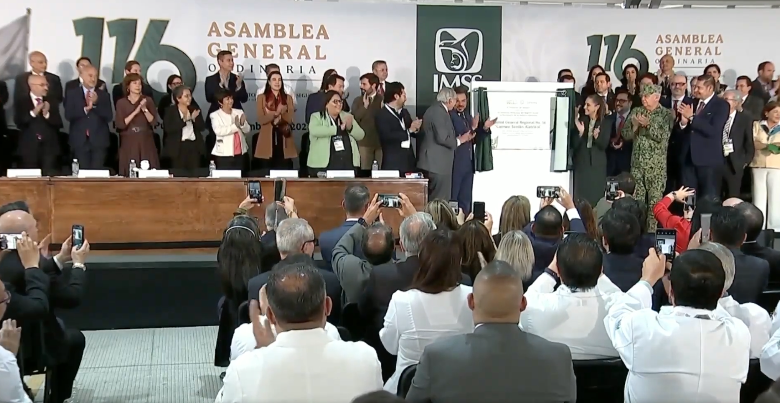 Presidenta Claudia Sheinbaum encabeza 116 Asamblea del IMSS en Puebla e inaugura nuevo Hospital No. 36 “Carmen Serdán Alatriste”