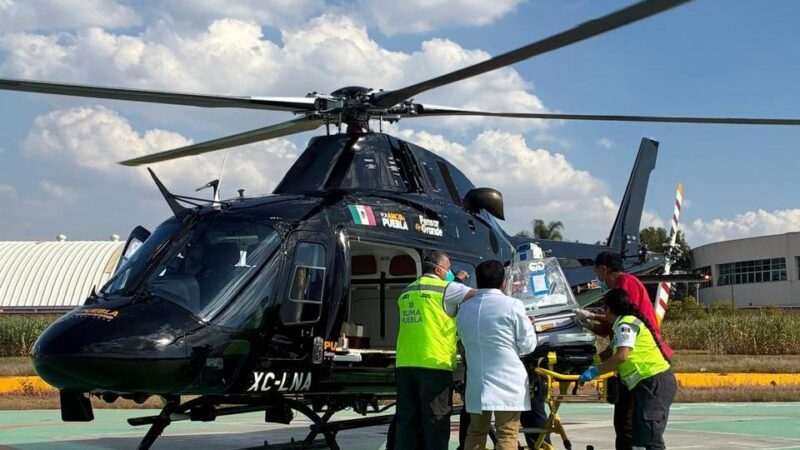 Respuesta inmediata permite traslado aéreo de bebé hacia CdeMX