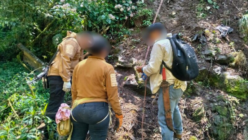 Localizan restos óseos durante acciones de búsqueda en Huauchinango