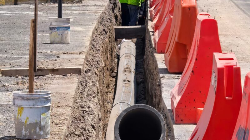 Para beneficiar a más de 25 mil habitantes, Agua de Puebla construye nueva línea de conducción de agua sulfurosa