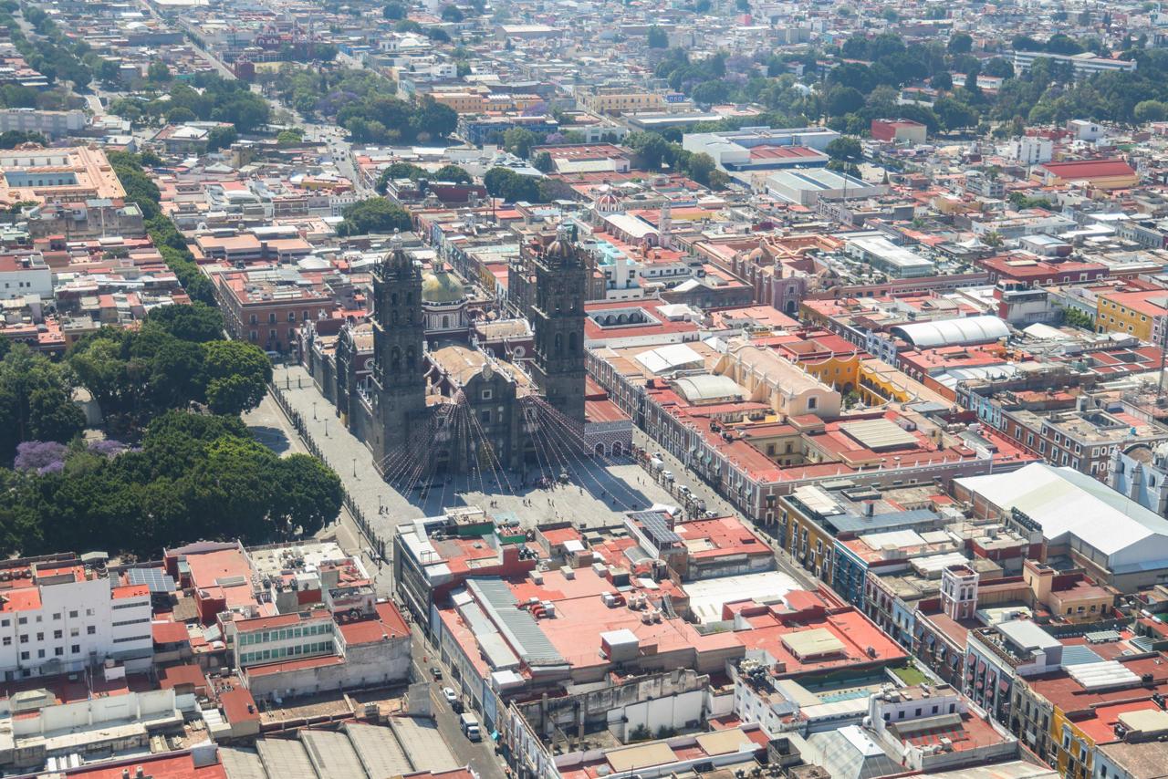 Con binomio tierra-aire Puebla protege seguridad de familias durante Semana Santa