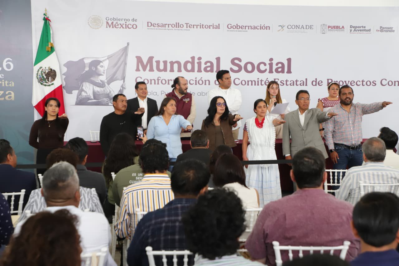 Avanza en Puebla el «mundial social», estrategia de la Presidenta Claudia Sheinbaum