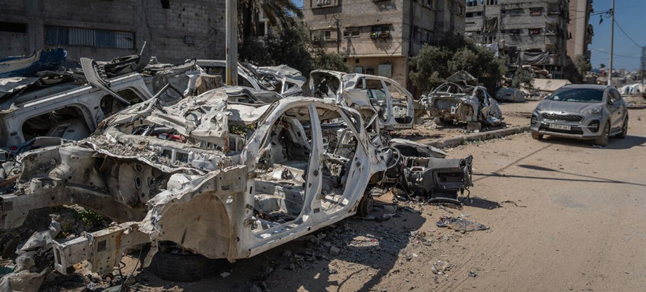 Imagen © WFP/Maxime Le Lijour El programa de la ONU para el Desarrollo La mayor parte de Gaza se encuentra en ruinas.