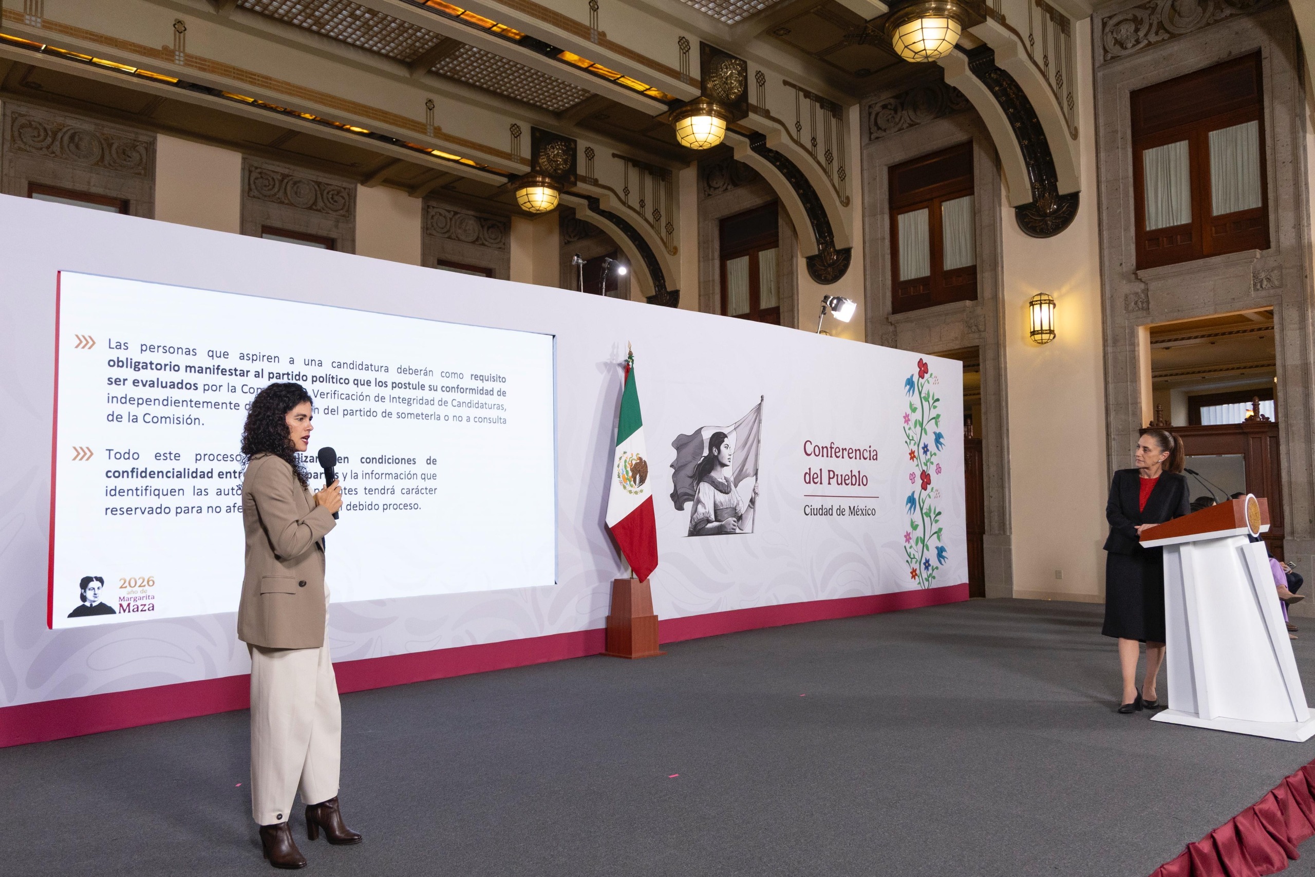 Presidenta enviará al Congreso propuesta de reforma para evitar que haya candidatos con vínculos con la delincuencia organizada