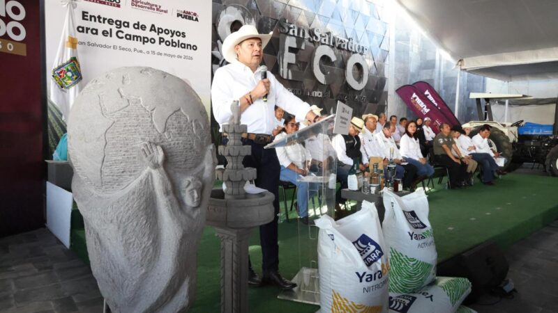 Impulso a la riqueza comunitaria con obra y apoyos al campo en el municipio de El Seco